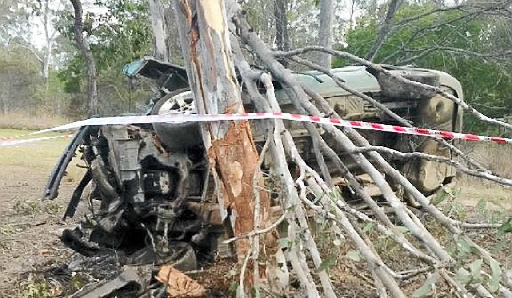 SURVIVAL: A young man survived this crash, somehow. SURVIVAL: A young man survived this crash, somehow.